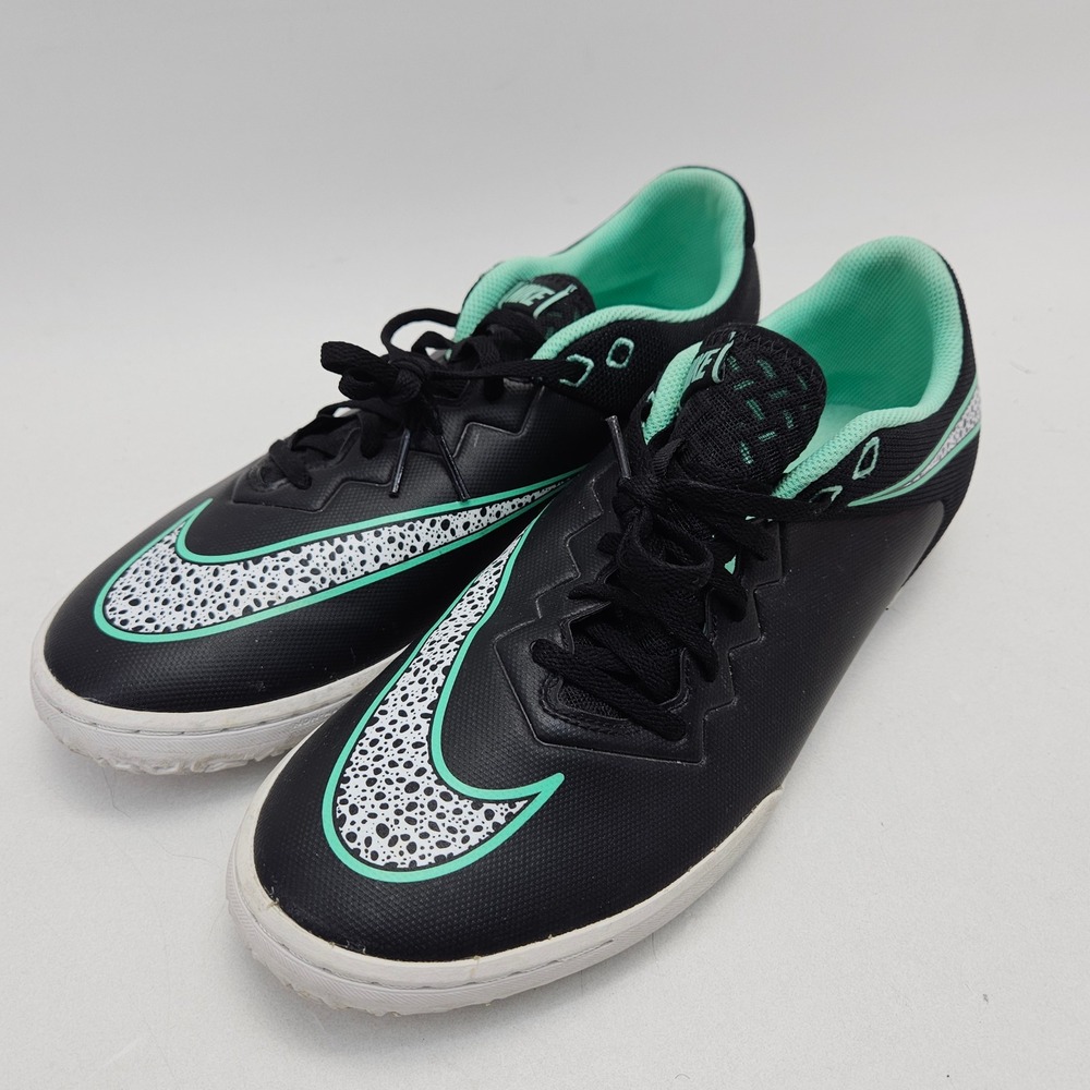 Nike HypervenomX Phade II IC Mens Indoor Soccer Shoe Black Mint 749903013 Men 13
